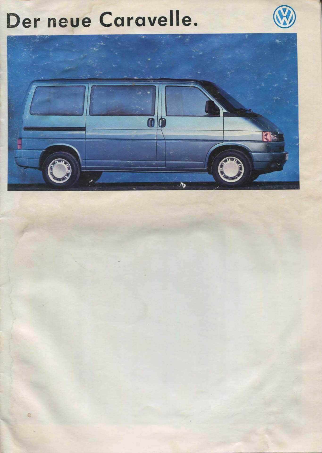 1990 T4 Caravelle Brochure