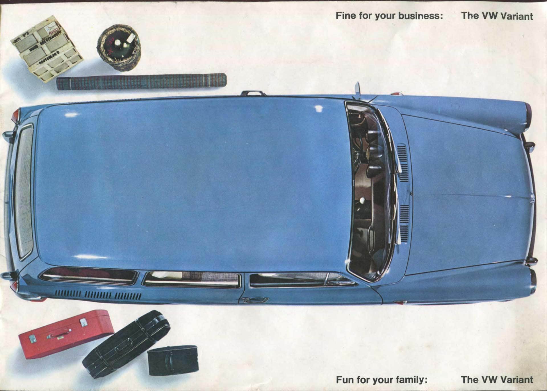 1962 VW Variant Brochure