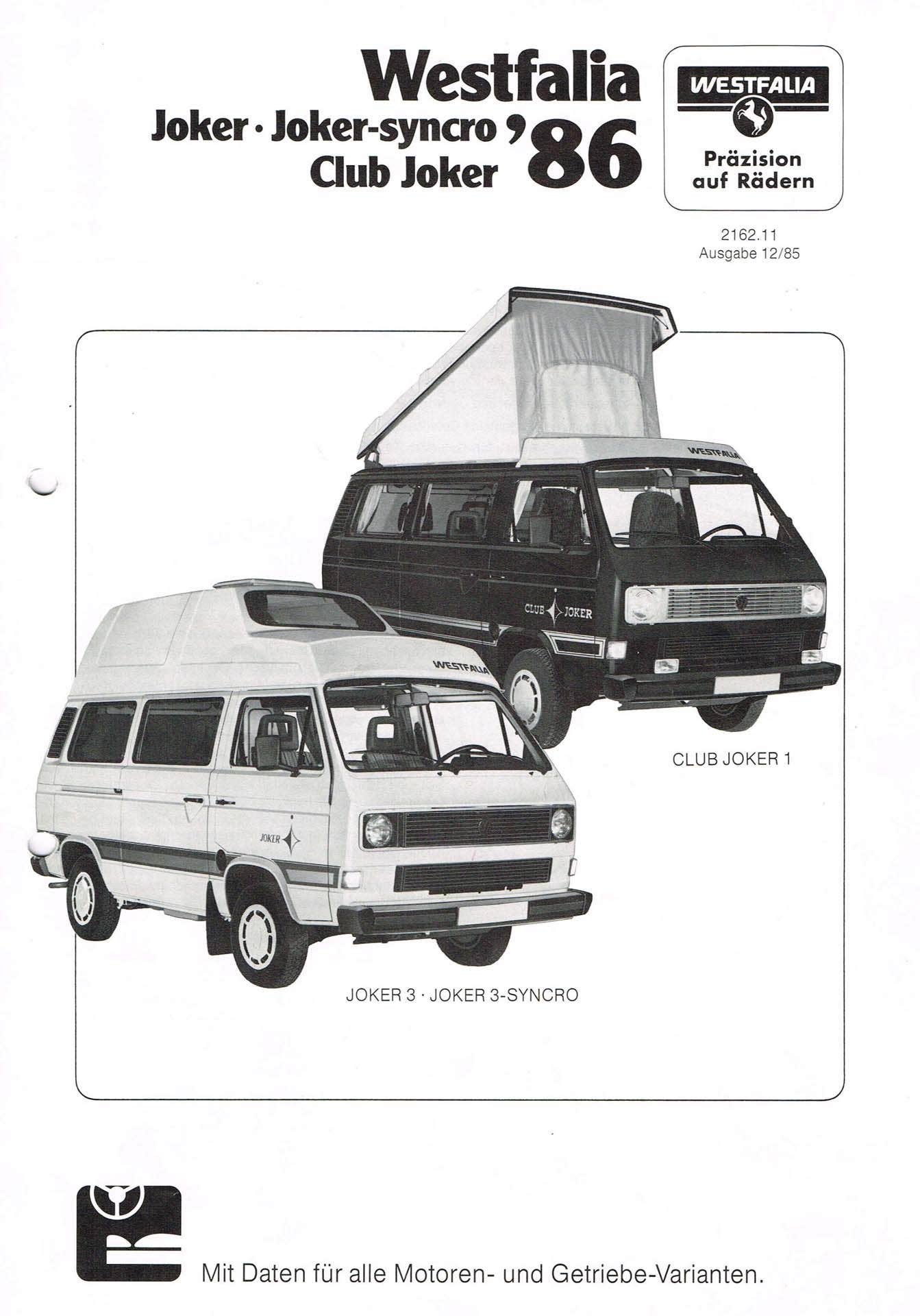 Westfalia Club Joker '86