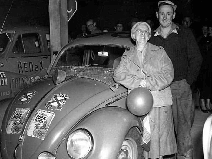 1955: A Scottish Granny, her 1200 VW Beetle and 10,500 miles across Australia…