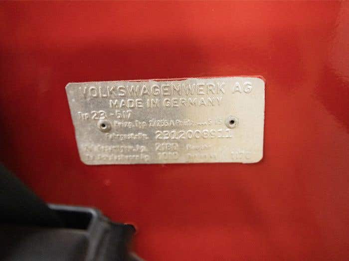 How To Find the Chassis Number on Your Classic VW Camper (1955-1992)