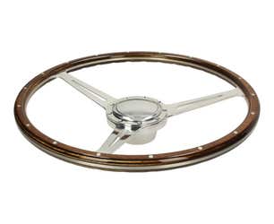 17  Plain Slotted Steering Wheel With Boss VW T2 Bay 1974 1979