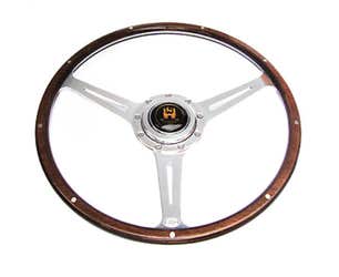 17  Wolfsburg Slotted Steering Wheel With Boss VW T2 Bay 1974 1979
