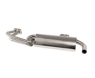 Stainless Steel Quite Pack Exhaust System 1700,1800,2000cc T2 Bay VW T25 2000cc Aircooled 1900cc Watercooled 1979-1983