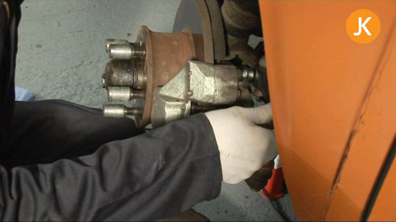 Front brake caliper and brake disc overhaul