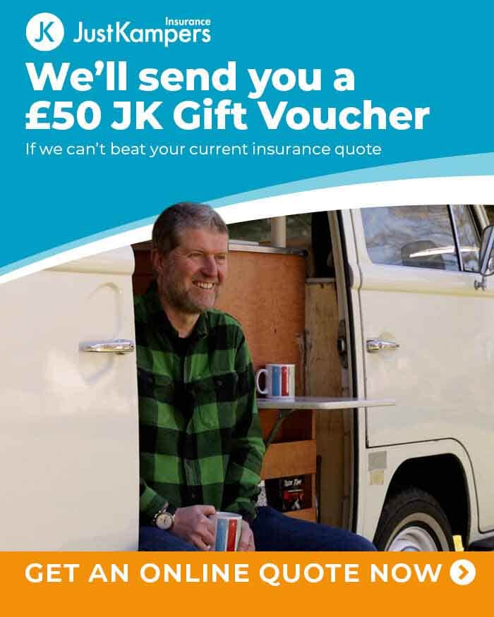 £50 Price Promise With Just Kampers Insurance